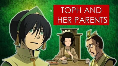 toph legend of korra|toph and her parents.